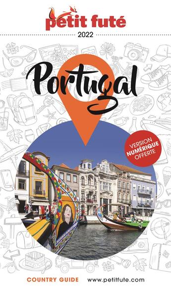 Couverture du livre « GUIDE PETIT FUTE ; COUNTRY GUIDE : Portugal (édition 2022) » de Collectif Petit Fute aux éditions Le Petit Fute