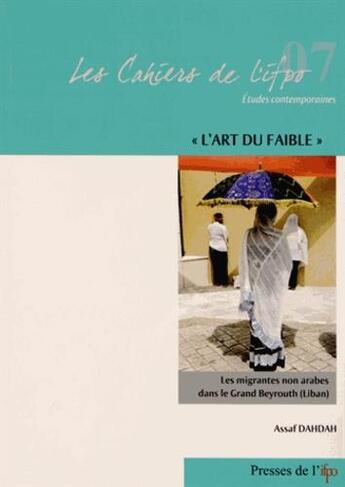 Couverture du livre « LES CAHIERS DE L'IFPO ; 