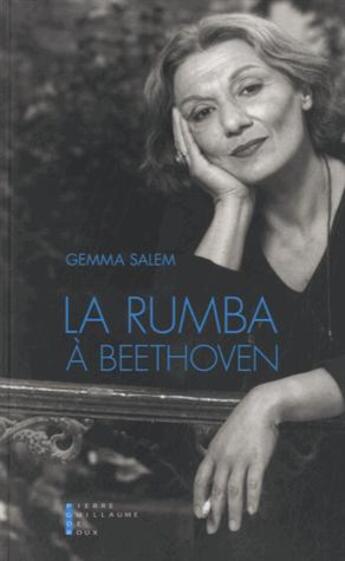 Couverture du livre « La rumba à Beethoven » de Gemma Salem aux éditions Pierre-guillaume De Roux