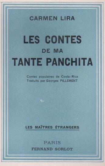 Couverture du livre « Les contes de ma tante Panchita » de Carmen Lira aux éditions Nel