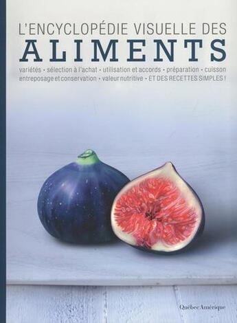 Couverture du livre « L'encyclopedie visuelle des aliments » de Quebec Amerique aux éditions Quebec Amerique