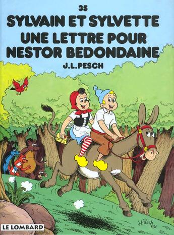 Couverture du livre « Sylvain et Sylvette T.35 ; une lettre pour Nestor Bebondaine » de Jean-Louis Pesch aux éditions Lombard