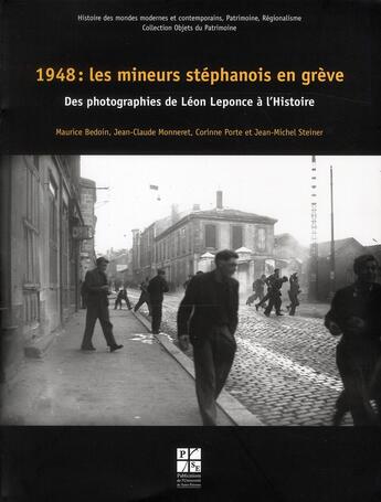 Couverture du livre « 1948 les mineurs stephanois en greve » de Bedoin M aux éditions Pu De Saint Etienne