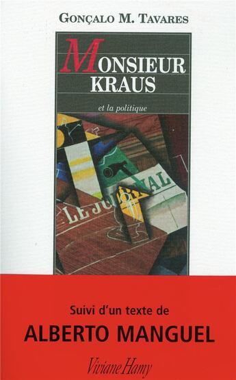 Couverture du livre « Monsieur Kraus » de Goncalo M. Tavares aux éditions Viviane Hamy