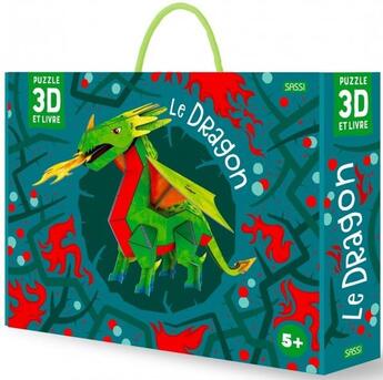 Couverture du livre « Le dragon : puzzle 3D et livre » de Nadia Fabris et Giulia Pesavento aux éditions Sassi