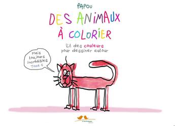 Couverture du livre « Des animaux à colorier t.4 » de Bruno Dollone aux éditions A Vol D'oiseaux