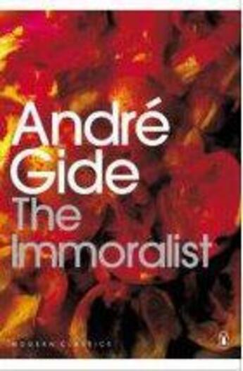 Couverture du livre « The immoralist » de Gide Andre aux éditions Adult Pbs