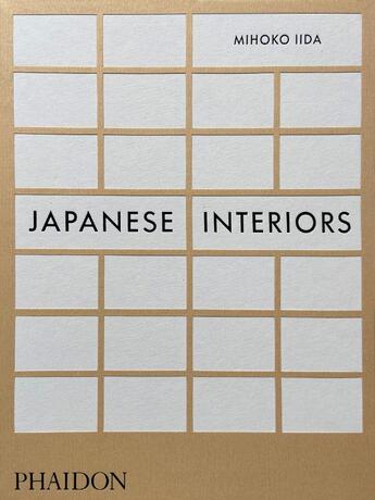 Couverture du livre « Japanese interiors » de Mihoko Lida aux éditions Phaidon Press