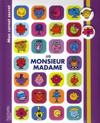 Couverture du livre « Les Monsieur Madame ; mon carnet de secrets » de Roger Hargreaves aux éditions Le Livre De Poche Jeunesse