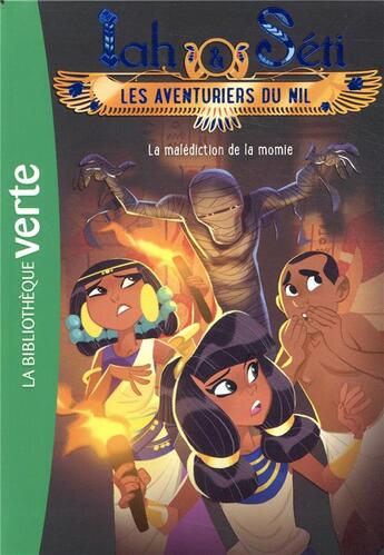 Couverture du livre « Iah & Séti ; les aventuriers du Nil t.4 ; la malédiction » de Christine Feret-Fleury aux éditions Hachette Jeunesse