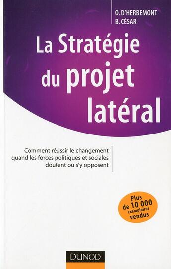 Couverture du livre « Stratégie du projet latéral » de  aux éditions Dunod