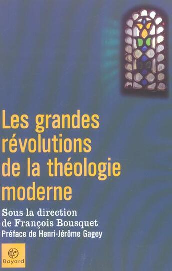 Couverture du livre « Grandes revolutions de la theologie mode » de  aux éditions Bayard