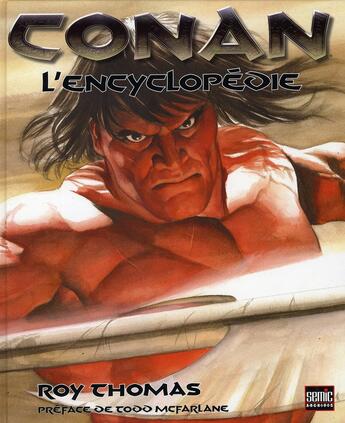 Couverture du livre « Conan ; l'encyclopédie » de Roy Thomas aux éditions Carabas