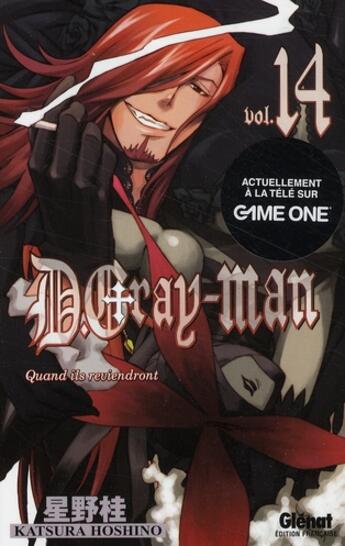 Couverture du livre « D.Gray-Man Tome 14 : quand ils reviendront » de Katsura Hoshino aux éditions Glenat