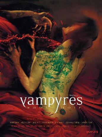 Couverture du livre « Vampyres Tome 2 ; sable noir » de Thirault et Jean-Paul Krassinsky aux éditions Dupuis