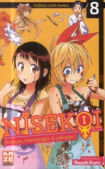 Couverture du livre « Nisekoi - amours, mensonges et yakusas ! Tome 8 » de Naoshi Komi aux éditions Crunchyroll