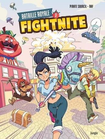 Couverture du livre « Fightnite ; bataille royale Tome 3 : les rates » de Pirate Sourcil et Raf aux éditions Jungle