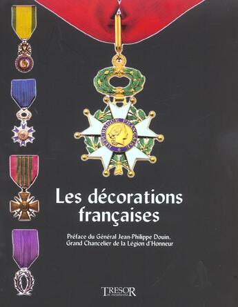 Couverture du livre « Decorations francaises » de Demougin J aux éditions Le Layeur