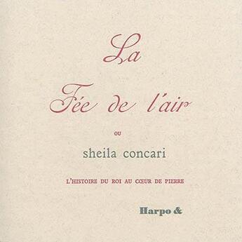 Couverture du livre « La fee de l'air » de Sheila Concari aux éditions Harpo & Editions