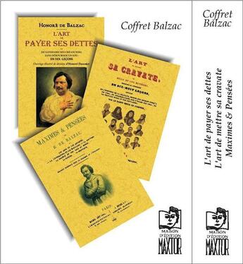 Couverture du livre « Coffret Balzac » de  aux éditions Maxtor