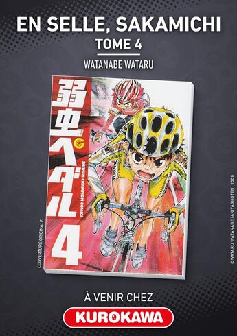 Couverture du livre « En Selle, Sakamichi ! Tome 4 » de Wataru Watanabe aux éditions Kurokawa