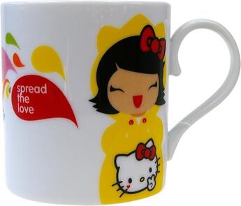 Couverture du livre « Mug hello kitty chihiro (lot de 6) » de  aux éditions Dg-exodif