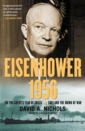 Couverture du livre « Eisenhower 1956 » de Nichols David A aux éditions Simon & Schuster