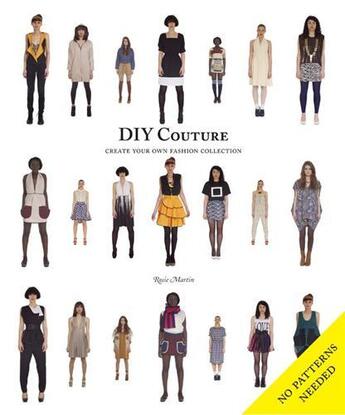 Couverture du livre « Diy couture » de Rosie Martin aux éditions Laurence King