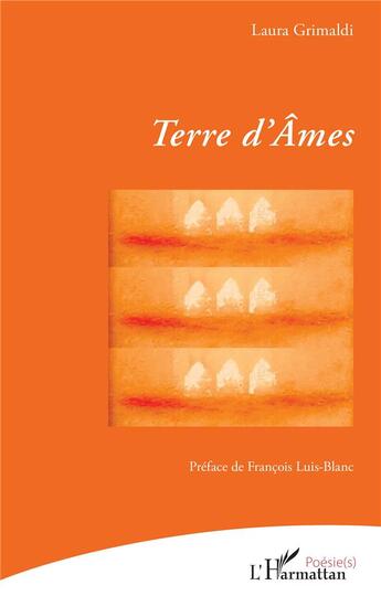 Couverture du livre « Terre d'âmes » de Laura Grimaldi aux éditions L'harmattan