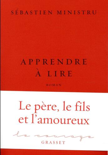 Couverture du livre « Apprendre à lire » de Sebastien Ministru aux éditions Grasset