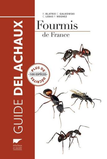 Couverture du livre « Fourmis de France » de R. Blatrix et C. Galkowski et C. Lebas et P. Wegnez aux éditions Delachaux & Niestle