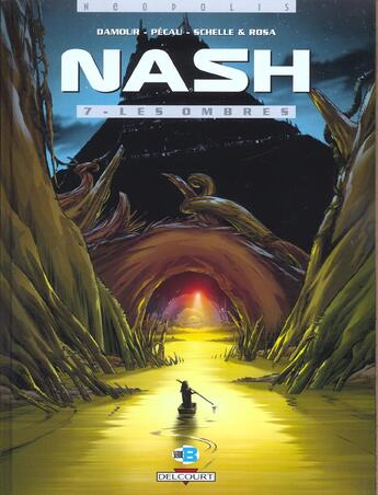 Couverture du livre « Nash t.7 ; les ombres » de Damour et Pecau aux éditions Delcourt