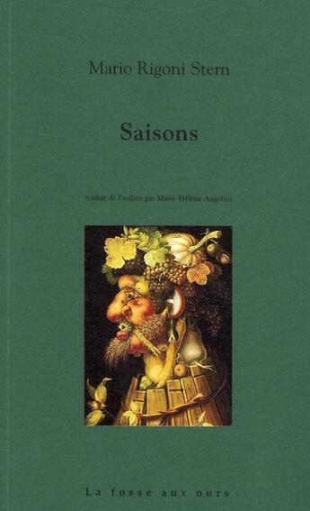 Couverture du livre « Saisons » de Mario Rigoni Stern aux éditions La Fosse Aux Ours