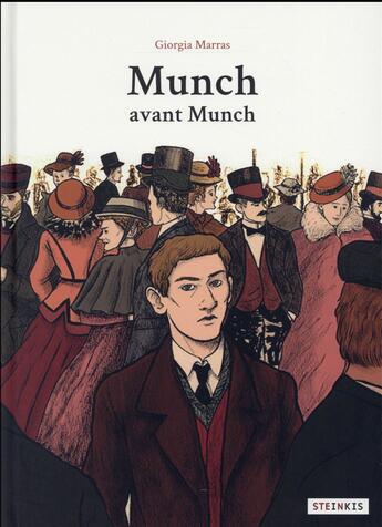 Couverture du livre « Munch une biographie » de Giorgia Marras aux éditions Steinkis