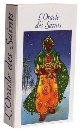 Couverture du livre « Oracle des saints » de Marie Delclos aux éditions Trajectoire