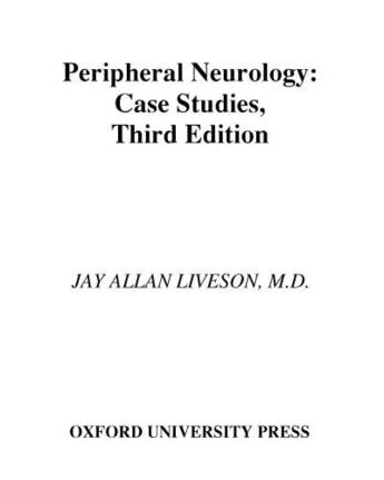 Couverture du livre « Peripheral Neurology: Case Studies » de Liveson Jay Allan aux éditions Oxford University Press Usa