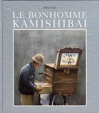 Couverture du livre « Bonhomme kamishibai (le) » de Allen Say aux éditions Ecole Des Loisirs