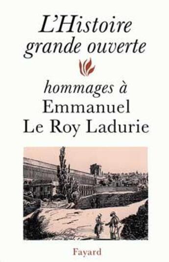 Couverture du livre « L'histoire grande ouverte » de  aux éditions Fayard