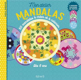 Couverture du livre « Mon atelier mandalas » de Pascal Debacque aux éditions Fleurus