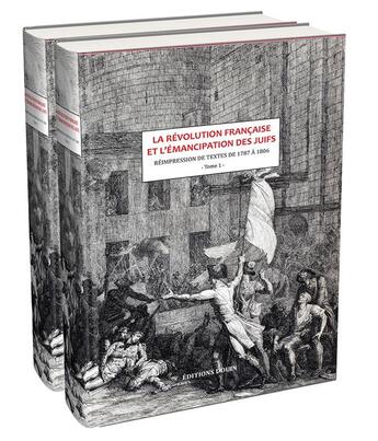 Couverture du livre « La Révolution française et l'émancipation des juifs ; réimpression de textes rares publiés de 1787 à 1806 » de  aux éditions Douin