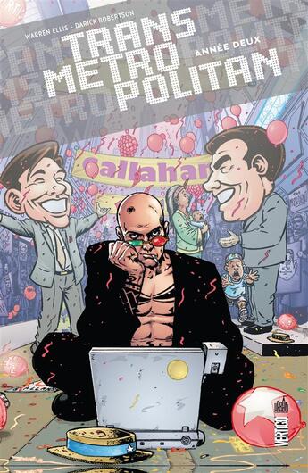 Couverture du livre « Transmetropolitan Tome 2 : année deux » de Darick Robertson et Warren Ellis aux éditions Urban Comics