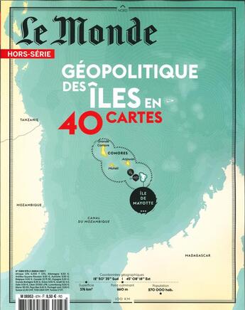 Couverture du livre « Le monde hs n 67 geopolitique des iles - juin 2019 » de  aux éditions Le Monde Hors-serie