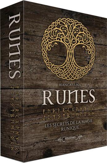 Couverture du livre « Runes : Les secrets de la magie runique » de Bianca Luna aux éditions Editions Intuitives