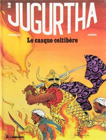 Couverture du livre « Jugurtha t.2 ; le casque celtibère » de Jean-Luc Vernal et Hermann Franz aux éditions Lombard