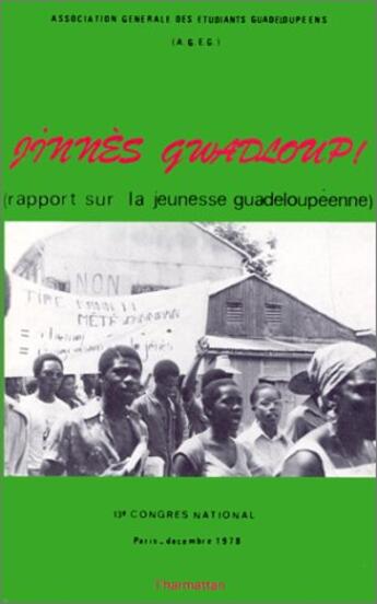 Couverture du livre « Jinnes guadloup ; rapport sur la jeunesse guadeloupéenne » de  aux éditions L'harmattan