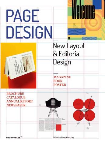 Couverture du livre « Page design ; new layout and editorial design » de Wang Shaoquiang aux éditions Promopress