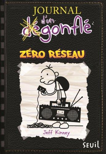 Couverture du livre « Journal d'un dégonflé Tome 10 : zéro réseau » de Jeff Kinney aux éditions Seuil Jeunesse