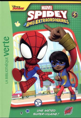 Couverture du livre « Spidey et ses amis extraordinaires - t05 - spidey et ses amis extraordinaires 05 - une meteo super-v » de Marvel aux éditions Hachette Jeunesse