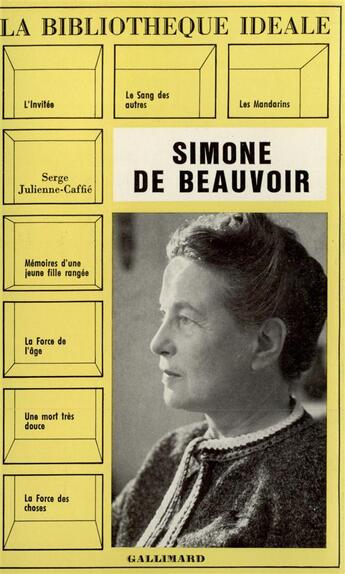 Couverture du livre « Simone de beauvoir » de Julienne-Caffie S. aux éditions Gallimard