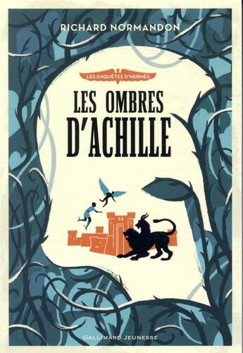 Couverture du livre « Les enquêtes d'Hermès Tome 4 : les ombres d'Achille » de Richard Normandon aux éditions Gallimard-jeunesse